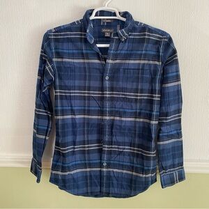 Blue Eddie Bauer Classic Fit Flannel